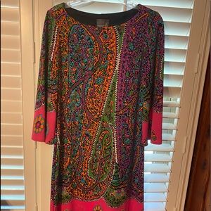 Muse multi-color dress, size 6